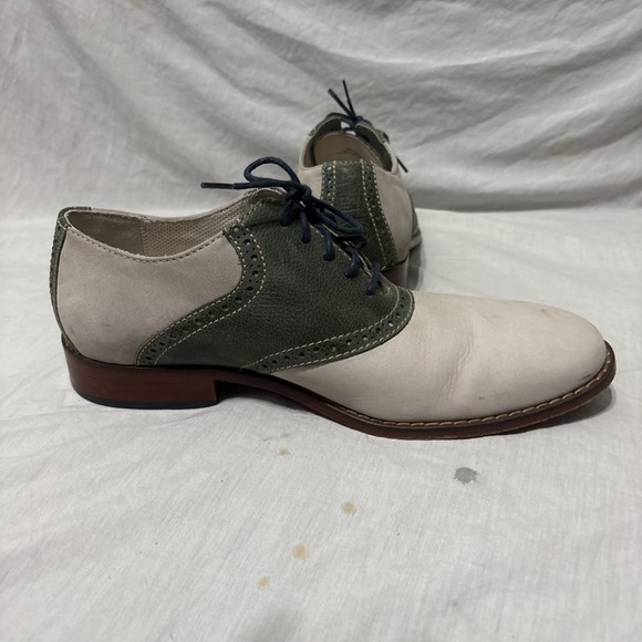Cole Haan Saddle Oxford Shoes Men\'s Size 9 #5713141  C10561 D2 7 White Green main image 14